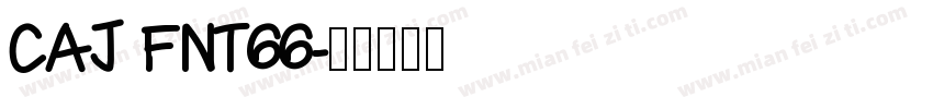CAJ FNT66字体转换